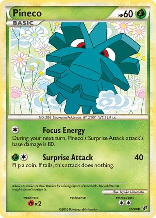 Pineco (63) 63/90 - Undaunted Reverse Holofoil - Poke-Collect