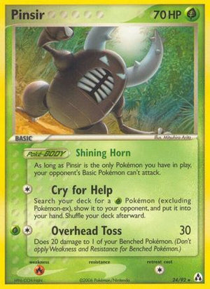 Pinsir 24/92 - Legend Maker Reverse Holofoil - Poke-Collect