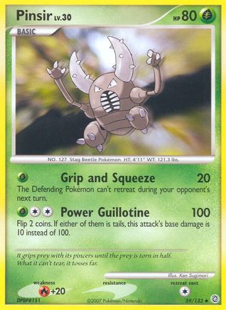 Pinsir 59/132 - Secret Wonders - Poke-Collect