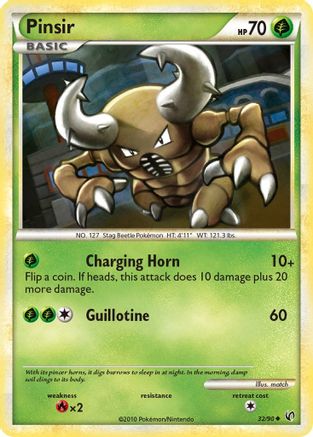 Pinsir 32/90 - Undaunted Reverse Holofoil - Poke-Collect