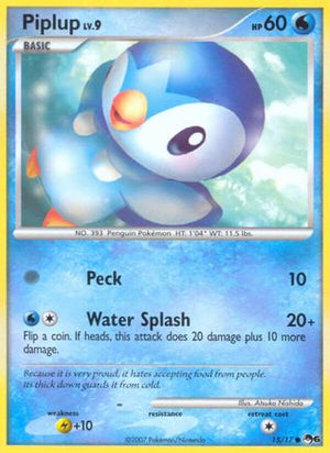 Piplup 15/17 - POP Series 6 - Poke-Collect