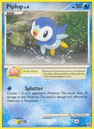 Piplup (72) 72/100 - Majestic Dawn Reverse Holofoil - Poke-Collect