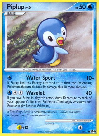 Piplup 16/17 - POP Series 9 - Poke-Collect