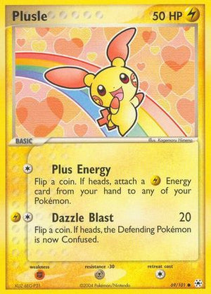 Plusle 69/101 - Hidden Legends Reverse Holofoil - Poke-Collect
