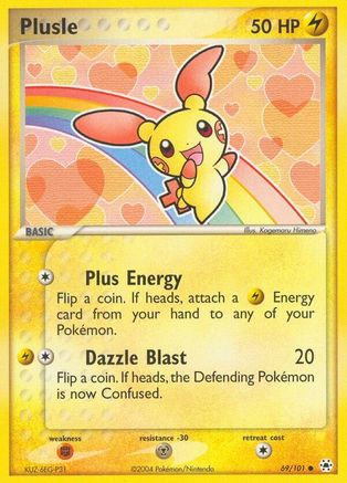 Plusle 69/101 - Hidden Legends Reverse Holofoil - Poke-Collect