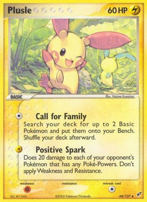 Plusle 44/107 - Deoxys Reverse Holofoil - Poke-Collect