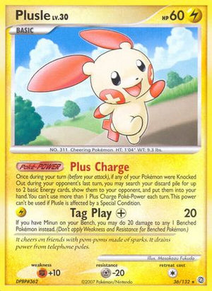 Plusle 36/132 - Secret Wonders - Poke-Collect