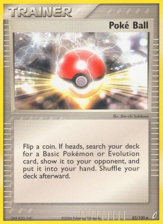Poke Ball 82/100 - Crystal Guardians - Poke-Collect