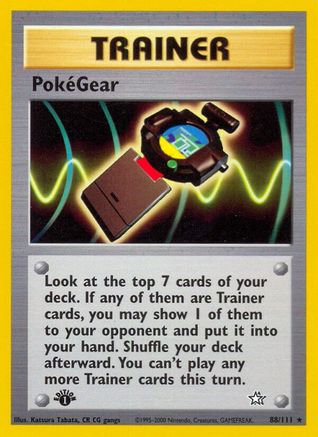 PokeGear 88/111 - Neo Genesis 1st Edition - Poke-Collect