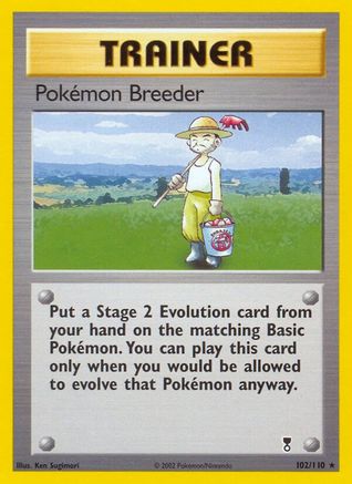 Pokémon Breeder 102/110 - Legendary Collection Reverse Holofoil - Poke-Collect