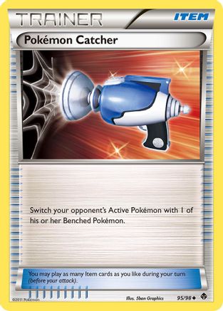 Pokemon Catcher 95/98 - Emerging Powers Reverse Holofoil - Poke-Collect