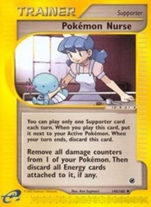 Pokémon Nurse 145/165 - Expedition Base Set Reverse Holofoil - Poke-Collect
