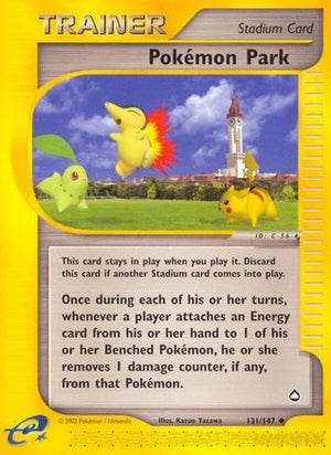 Pokemon Park 131/147 - Aquapolis Reverse Holofoil