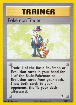 Pokémon Trader 103/110 - Legendary Collection Reverse Holofoil - Poke-Collect