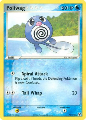 Poliwag 75/112 - FireRed & LeafGreen Reverse Holofoil - Poke-Collect