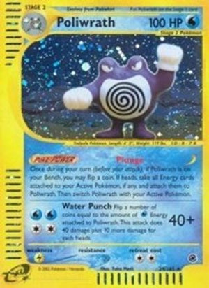 Poliwrath 24/165 - Expedition Base Set Holofoil - Poke-Collect