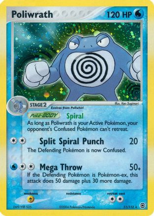 Poliwrath 11/112 - FireRed & LeafGreen Reverse Holofoil - Poke-Collect