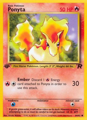 Ponyta 64/82 - Team Rocket Unlimited - Poke-Collect