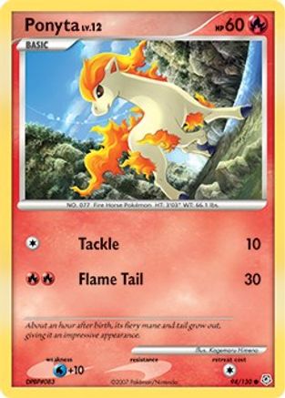 Ponyta 94/130 - Diamond and Pearl Reverse Holofoil