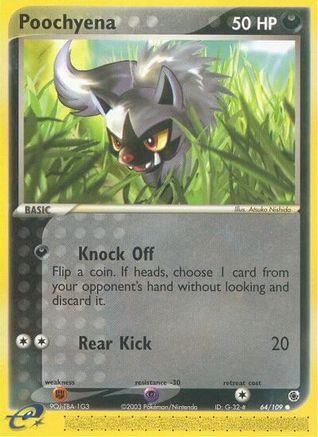 Poochyena - 64/109 64/109 - Ruby and Sapphire - Poke-Collect