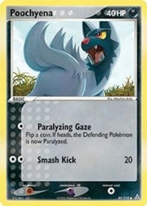 Poochyena 80/110 - Holon Phantoms Reverse Holofoil - Poke-Collect