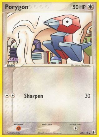 Porygon 80/113 - Delta Species Reverse Holofoil - Poke-Collect