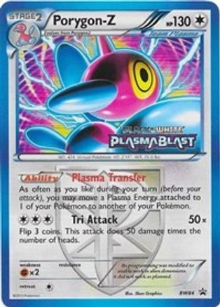 Porygon-Z (Team Plasma) - BW84 (Prerelease) BW84/101 - Black and White Promos Holofoil - Poke-Collect
