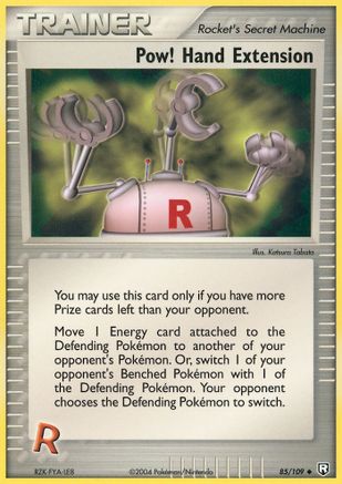 Pow! Hand Extension 85/109 - Team Rocket Returns Reverse Holofoil - Poke-Collect