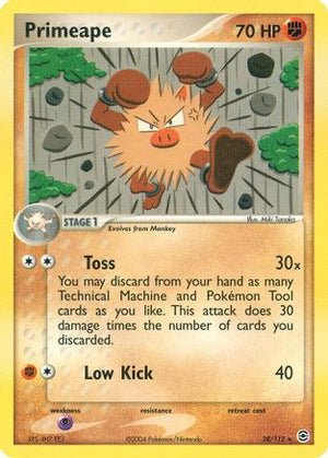 Primeape 28/112 - FireRed & LeafGreen Reverse Holofoil - Poke-Collect