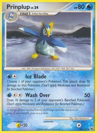 Prinplup 44/100 - Majestic Dawn Reverse Holofoil - Poke-Collect