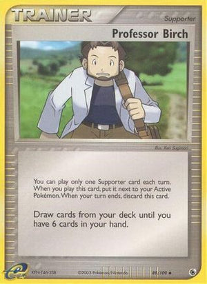 Professor Birch 89/109 - Ruby & Sapphire Reverse Holofoil - Poke-Collect