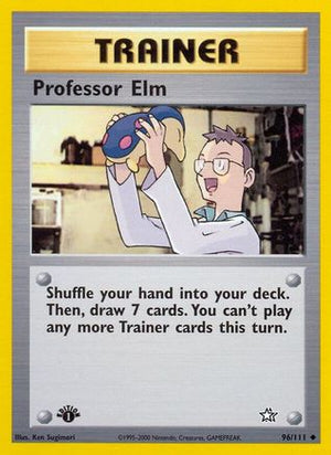 Professor Elm 96/111 - Neo Genesis Unlimited - Poke-Collect