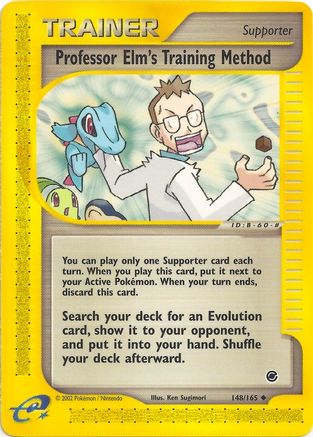 Professor Elm's Training Method 148/165 - Expedition Base Set Reverse Holofoil - Poke-Collect