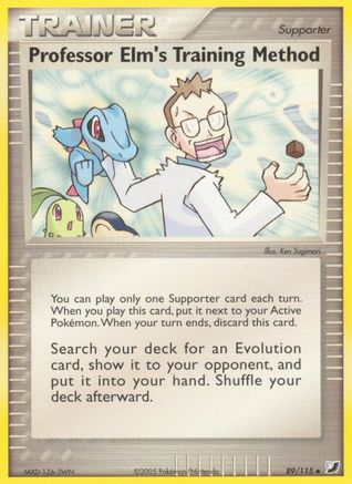 Professor Elm's Training Method 89/115 - Unseen Forces Reverse Holofoil - Poke-Collect