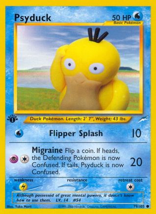 Psyduck 79/105 - Neo Destiny 1st Edition - Poke-Collect