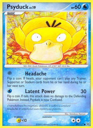 Psyduck 87/127 - Platinum Reverse Holofoil - Poke-Collect