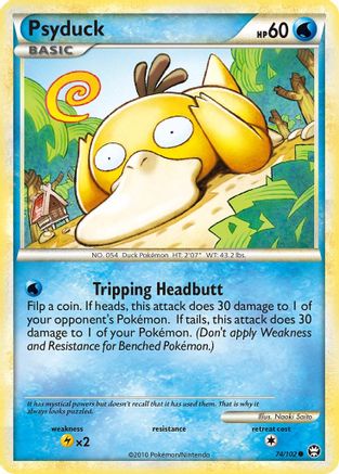 Psyduck 74/102 - Triumphant Reverse Holofoil - Poke-Collect