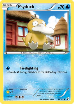 Psyduck (33) 33/149 - Boundaries Crossed Reverse Holofoil - Poke-Collect