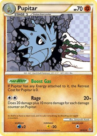 Pupitar (38) 38/95 - Unleashed - Poke-Collect