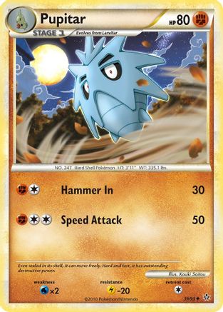 Pupitar (39) 39/95 - Unleashed - Poke-Collect