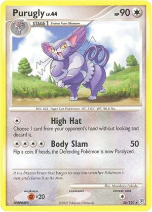 Purugly 36/130 - Diamond and Pearl - Poke-Collect