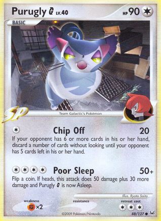 Purugly G 88/127 - Platinum Reverse Holofoil - Poke-Collect