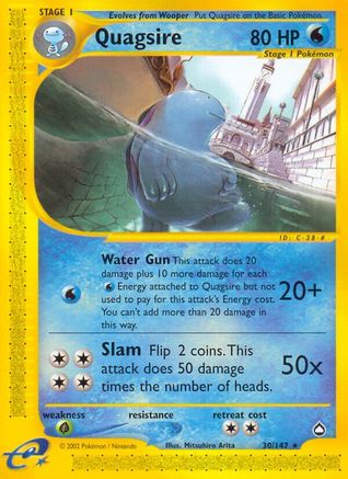 Quagsire 30/147 - Aquapolis - Poke-Collect