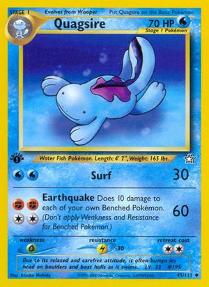 Quagsire 45/111 - Neo Genesis 1st Edition - Poke-Collect