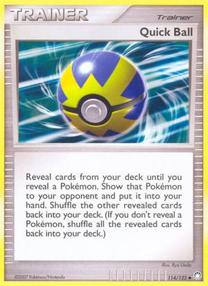 Quick Ball 114/123 - Mysterious Treasures Reverse Holofoil - Poke-Collect