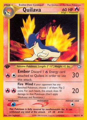 Quilava 46/111 - Neo Genesis 1st Edition - Poke-Collect