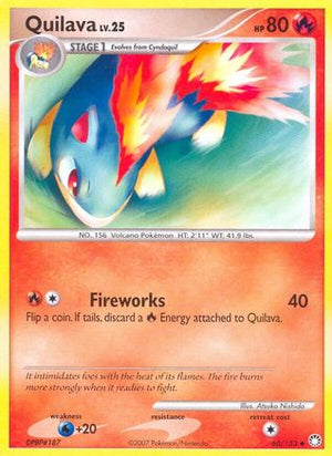 Quilava 60/123 - Mysterious Treasures Reverse Holofoil - Poke-Collect