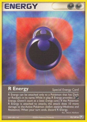R Energy 95/109 - Team Rocket Returns Reverse Holofoil - Poke-Collect