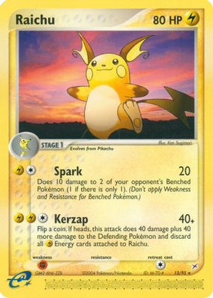 Raichu 13/95 - Team Magma vs Team Aqua Reverse Holofoil - Poke-Collect