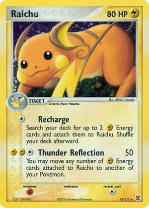Raichu 12/112 - FireRed & LeafGreen Holofoil - Poke-Collect